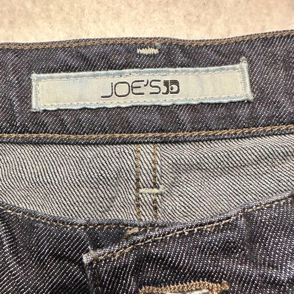 JOE'S Jeans Women's Size 31 Denim Distressed Wash straight Dark Blue - Picture 8 of 10